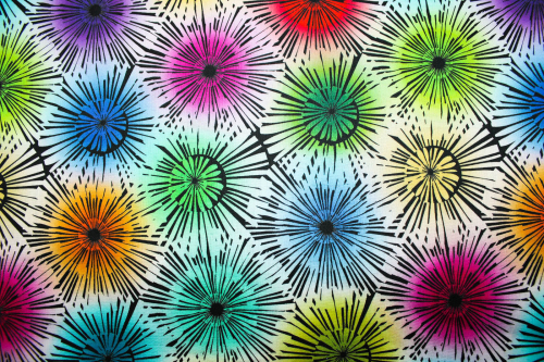 Designer- Baumwollstoff Bloom multicolor (10 cm)